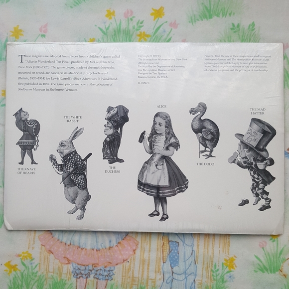 🌙New Vintage Metropolitan Museum Art Alice in Wonderland Magnets - Picture 3 of 7